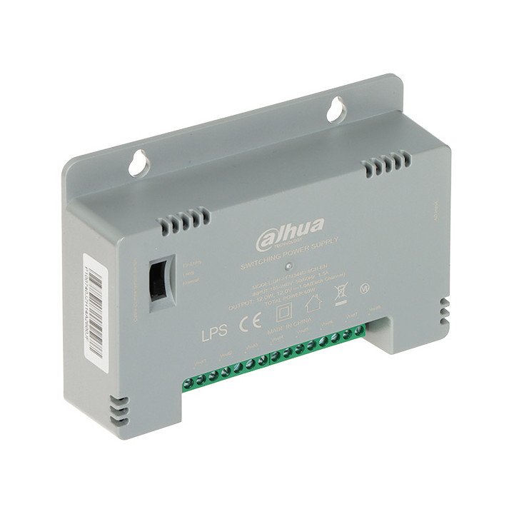 DAHUA PFM344D-8CH-EN 8-Channel DIN-Rail Power Supply for Security Cameras