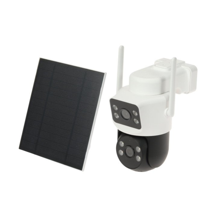 DELTA CCTV ICSEE-W41SD-SOLAR-AOV-4G 4MP Outdoor Solar 4G LTE IP Camera with PIR Detector and AOV