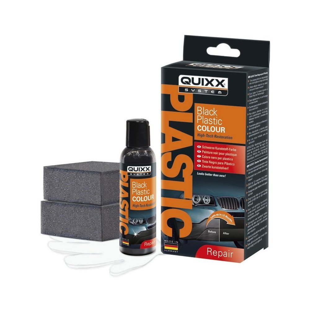 Quixx Black Plastic Colour High-Tech Restoration