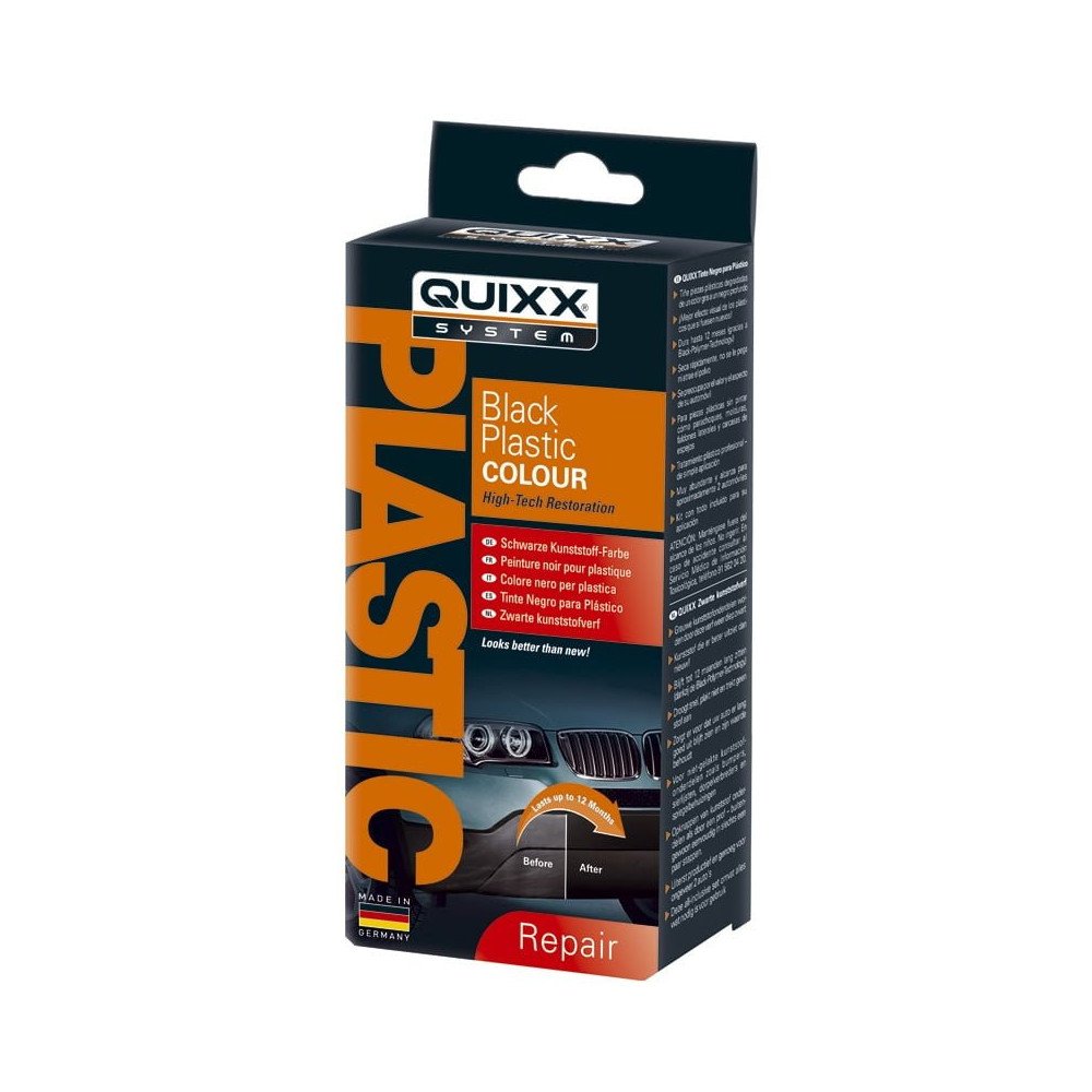 Quixx juodo plastiko spalvos aukstuju technologiju restauravimas