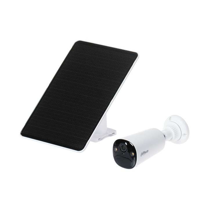 DAHUA KIT/BF4CP-0210B-XL/M0508 Apollo Bullet C1 4MP Outdoor Solar Battery IP Camera with Wi-Fi 6 and Smart Dual Light
