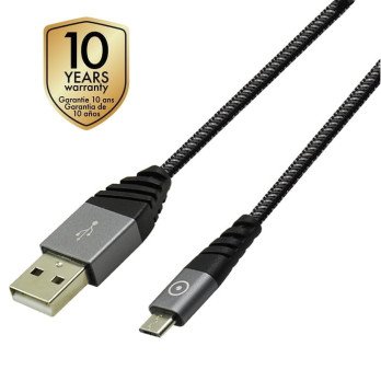 Tiger Ultra Resistant Cable Micro USB 1.2M 2.4A (grey)
