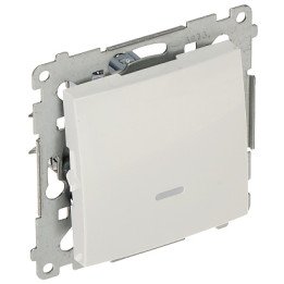 KONTAKT Simon DW1AL.01/11-SIMON54 1-Gang Illuminated Light Switch 250V 16A