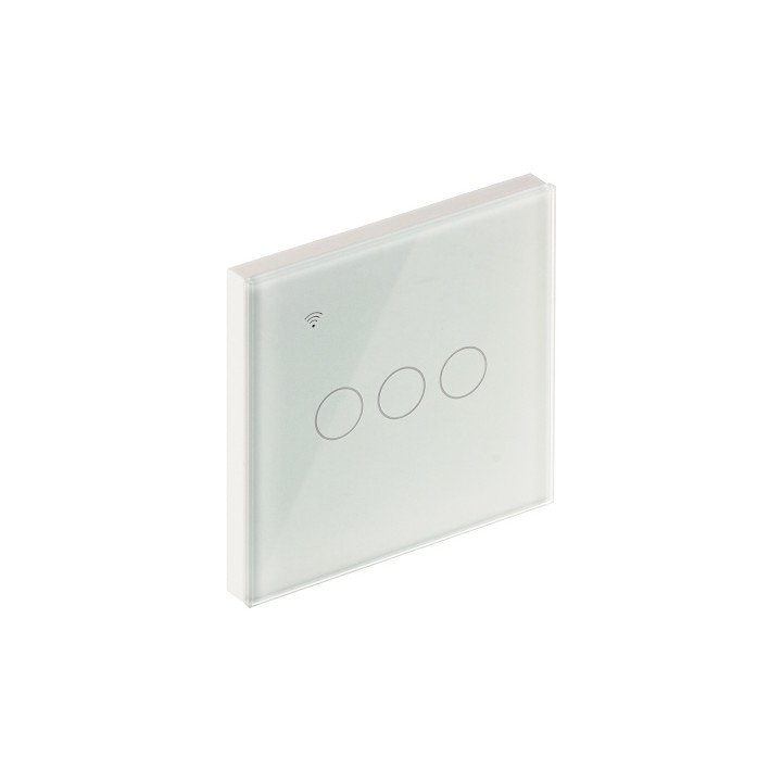 ATLO ATLO-TB3-TUYA 3-Gang Smart Touch Light Switch Wi-Fi Tuya Smart Life