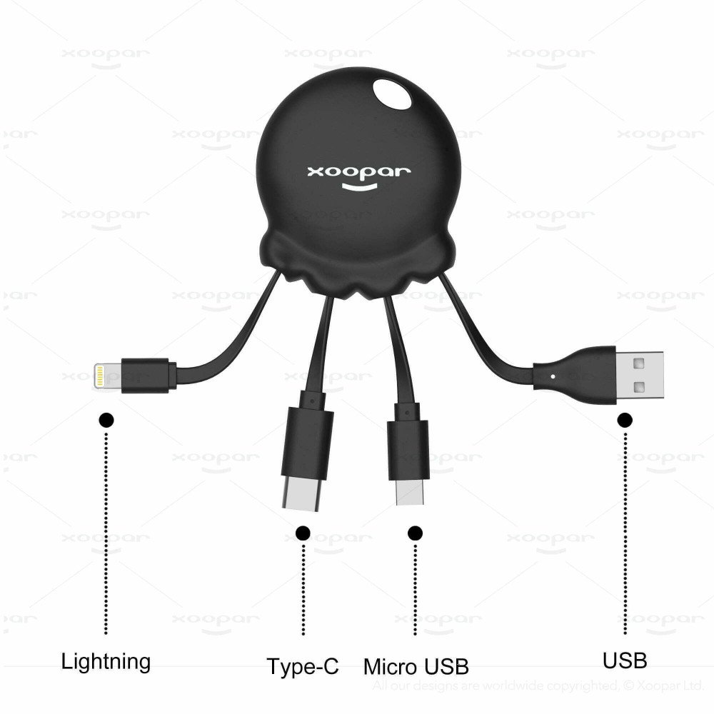 Xoopar Octopus Emergency Booster andamp; Multikaabel (must)