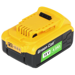 Elektriniai įrankiai Baterija Green Cell PTDW18V4, DeWalt XR 18V ​​4Ah DCB182