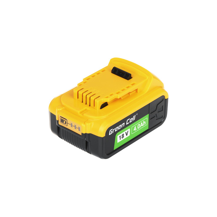 Elektriniai įrankiai Baterija Green Cell PTDW18V4, DeWalt XR 18V ​​4Ah DCB182