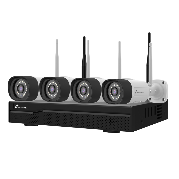 NIVIAN RETAIL NV-KIT1030W6-4CAM 1080p Wi-Fi комплект камер
