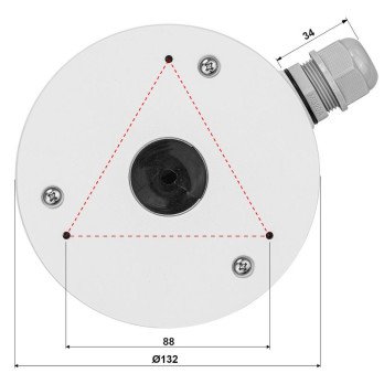 KAAMERA BRACKET TC-P54BM SPEC:V1_V2.0 TIANDY