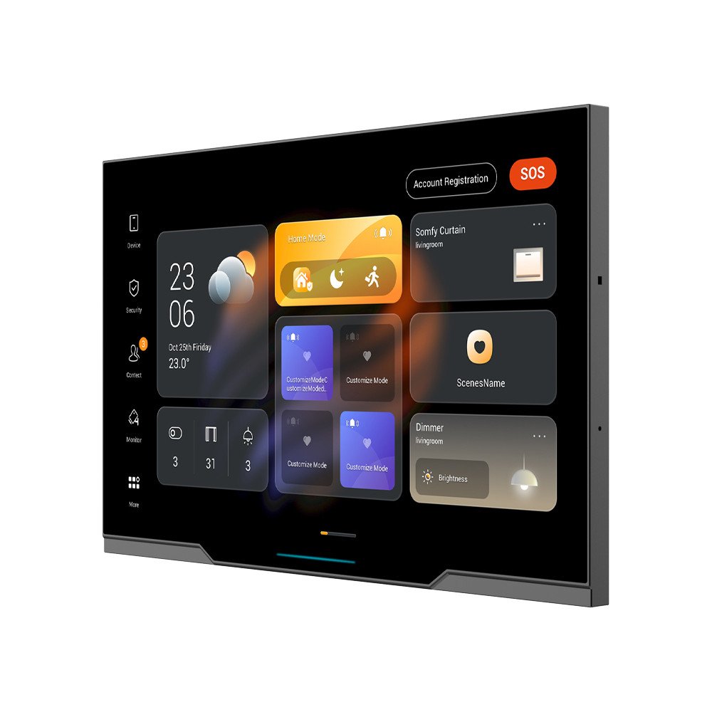 Akubela HyPanel Ultra KNX Home Center monitorius pilkas