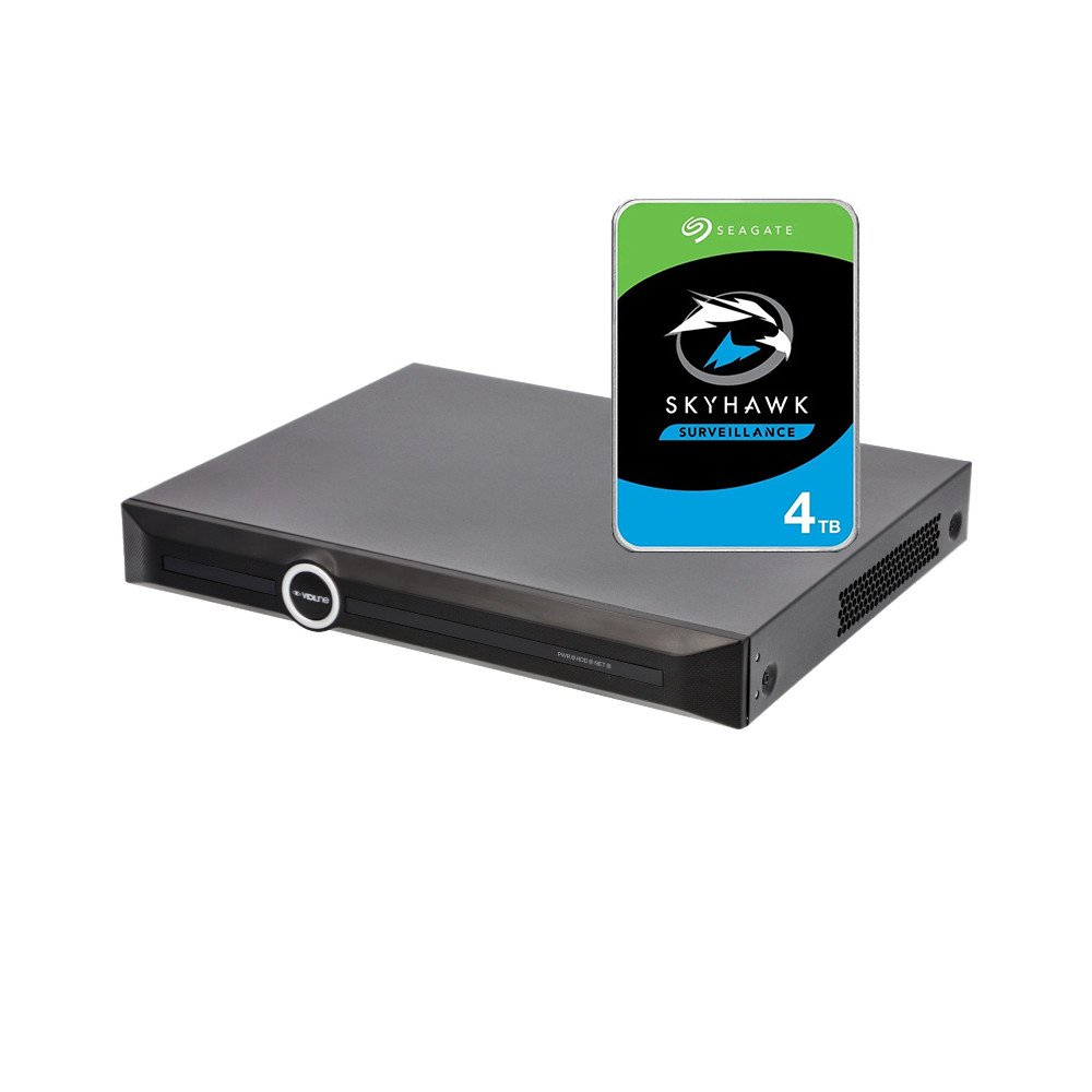ViDiLine 32 Channel HDMI 4K 8Mpx IP Recorder Set + Seagate 4TB Drive
