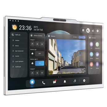 Akuvox X937A monitors 15 collu Android 14 PoE WiFi 8GB RAM HDMI balta kamera