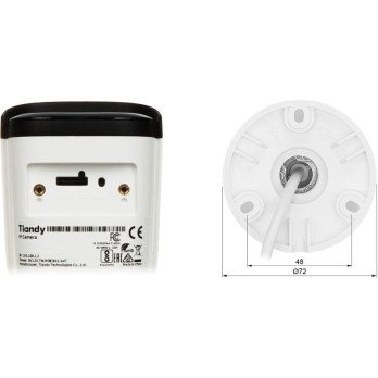 KAMERA IP TC-C34WS SPEC:I5W/E/Y/M/2.8MM/V4.2 Color Maker - 4 Mpx 2.8 mm TIANDY