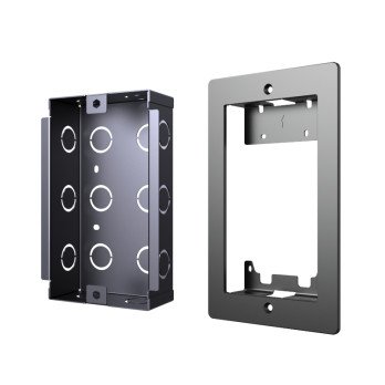 Akuvox R20A-X-B juoda spalva pritvirtinta dezute, skirta R20A / R25A