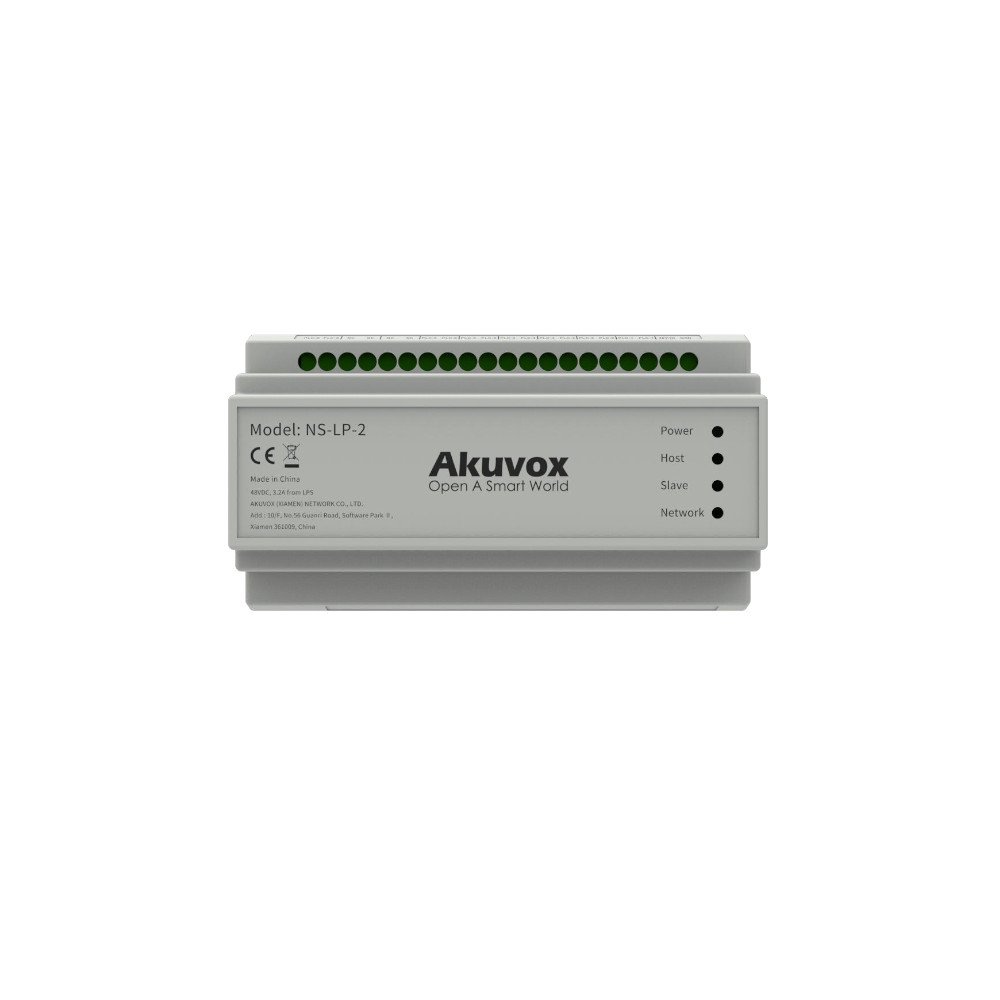 Akuvox NS-LP-2 Modu 2-Wire Lan 6 Magistral Plc