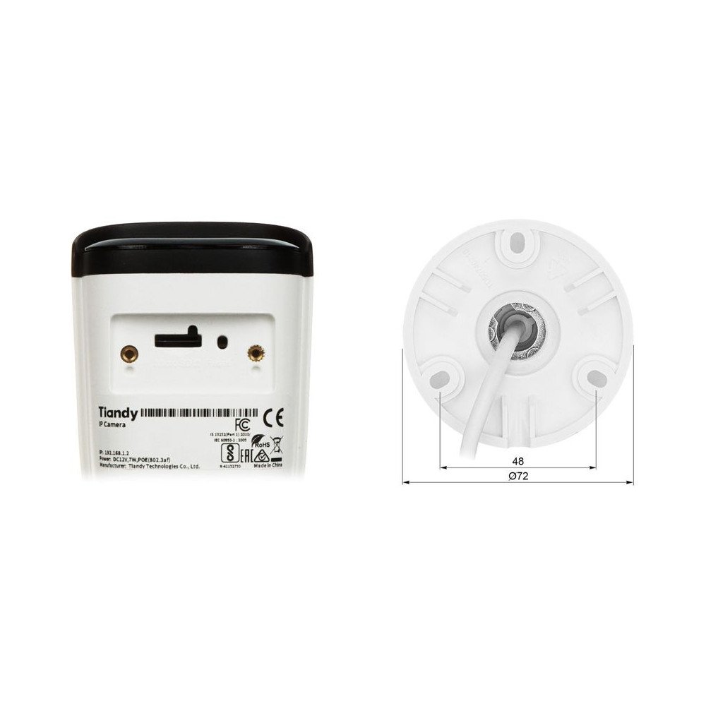 Kamera IP TC -C32WS SPEC: i5W/E/Y/S/2,8 mm/V5.0 Lite Color Maker Series - 1080p 4 mm Tianddy