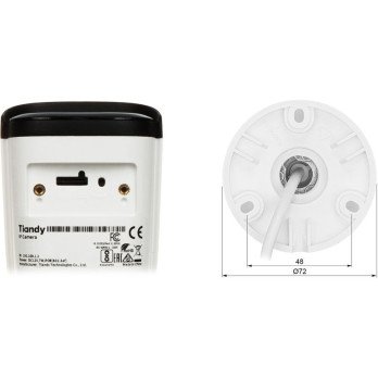 Kamera IP TC-C32WS SPEC:I5W/E/Y/S/2.8MM/V5.0 LITE COLOR Maker Series - 1080p 4 mm TIANDY
