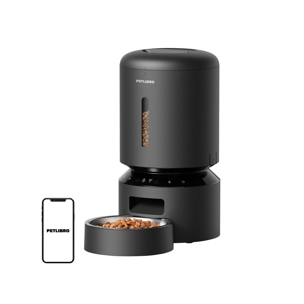 Petlibro klets baribas dozators, WiFi, 5L (melns)