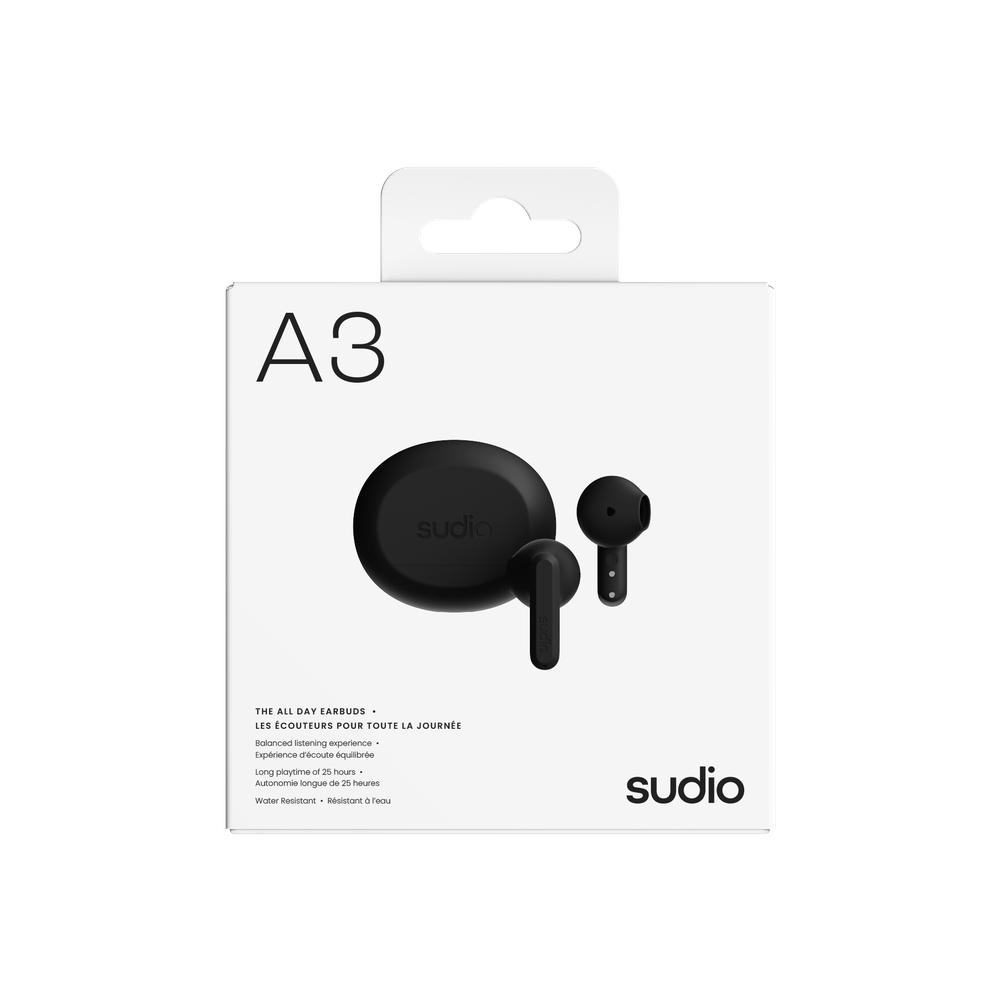Sudio A3 juodas A3BLK