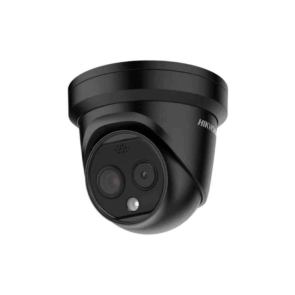 IP hibridinis siluminis vaizdo kamera DS -2TD1228-2/QA (juoda) 2.1 and nbsp; mm - 720p, 2,2 and nbsp; mm - 4 and nbsp; mpx padid