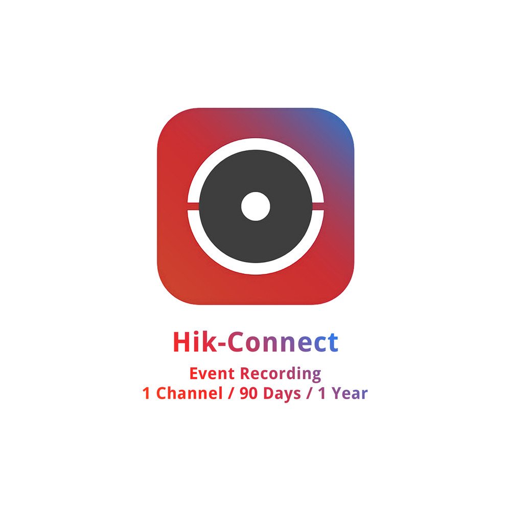 Ohjelmistolisenssi HC-EventRecording/90day/1ch/1y Hikvision