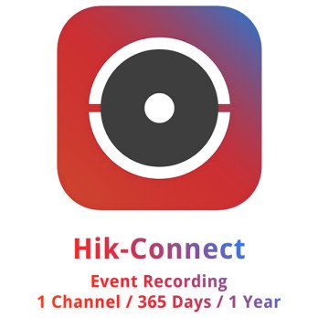 SOFTWARE LICENSE HC-EVENTRECORDING/365DAY/1CH/1Y Hikvision