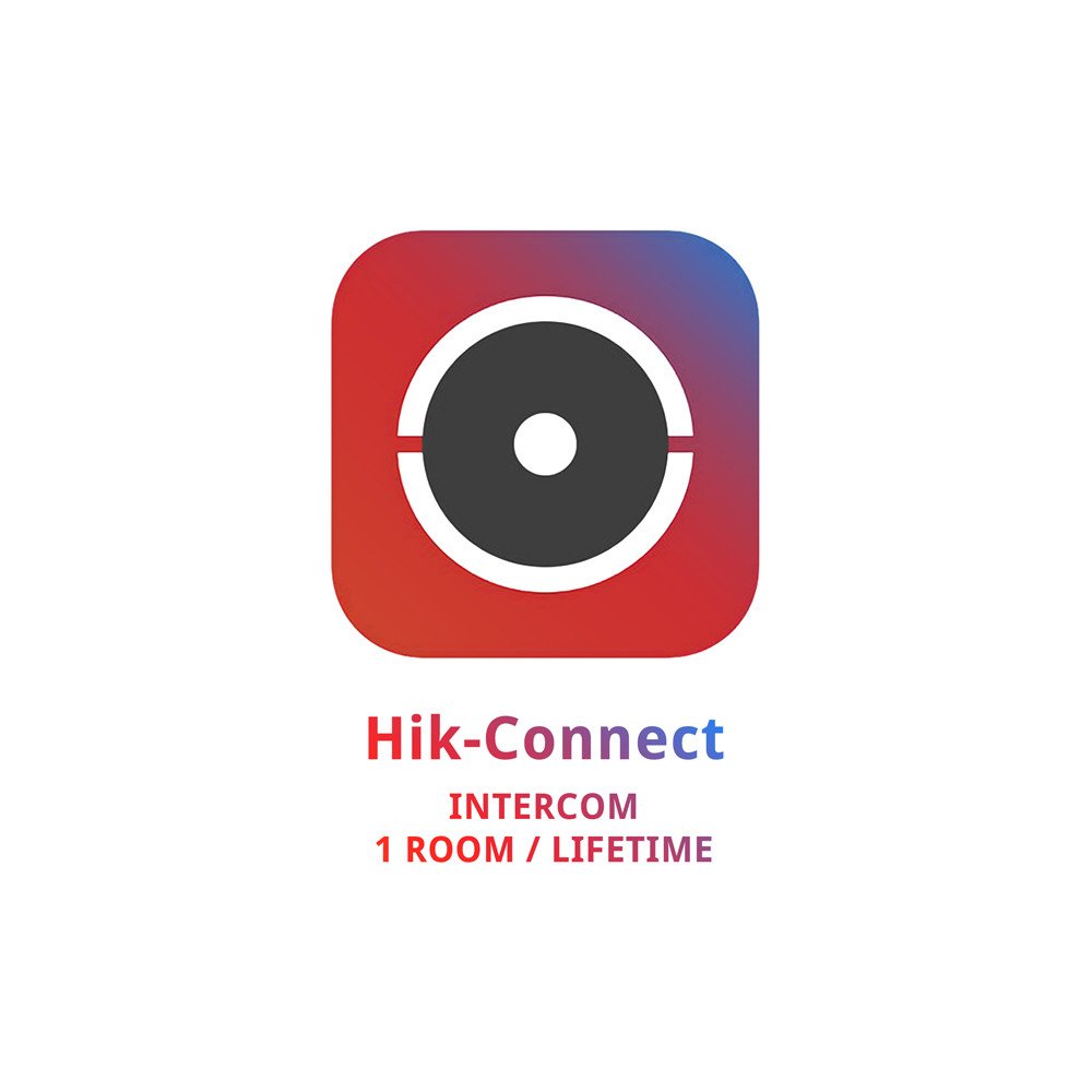 Ohjelmistolisenssi HC-intercom/1 huone/elinikainen hikvision