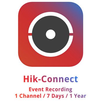 Programines irangos licencija HC-EventRecording/7Day/1CH/1Y HIKVISIJA
