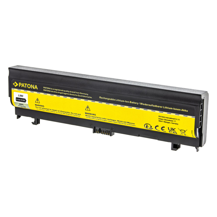 Patona PT2915 Laptop Battery for Lenovo ThinkPad L560, 4400mAh, 10.8V Li-ion