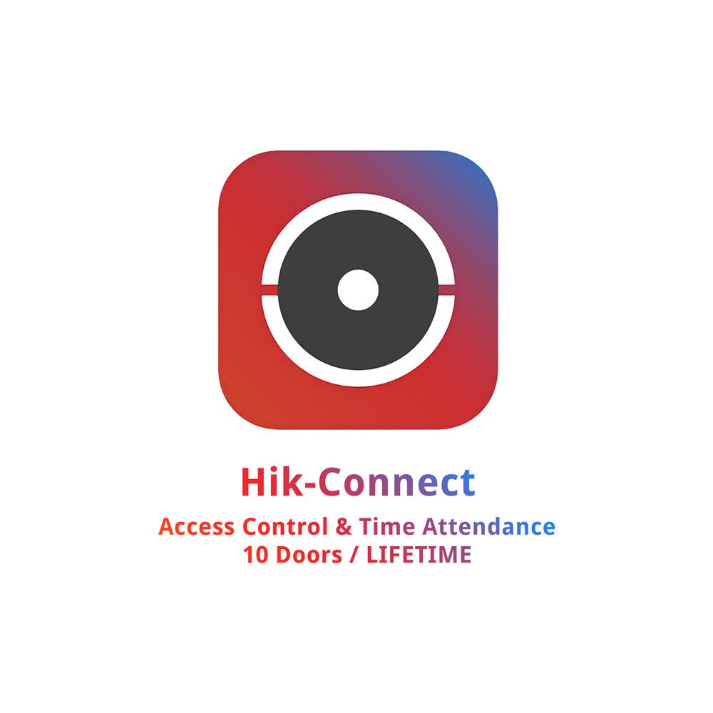 Ohjelmistolisenssi HC-AC and TA/10 DOORS/Lifetime Hikvision