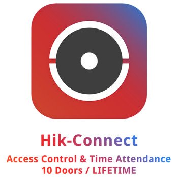 Ohjelmistolisenssi HC-AC and TA/10 DOORS/Lifetime Hikvision