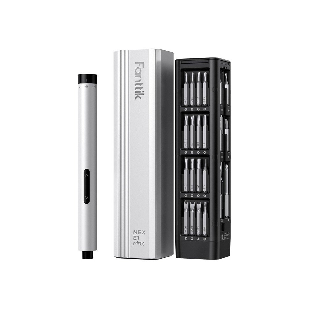 Fanttik E1 Max 3,7V (hopea) sahkoinen ruuvimeisselisarja