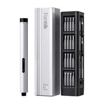 Fanttik E1 Max 3,7V (hopea) sahkoinen ruuvimeisselisarja