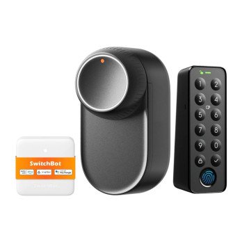 SwitchBot Ultra 3-in-1 vieda atslega ar Hub Mini Matter vadibas paneli un tastaturu