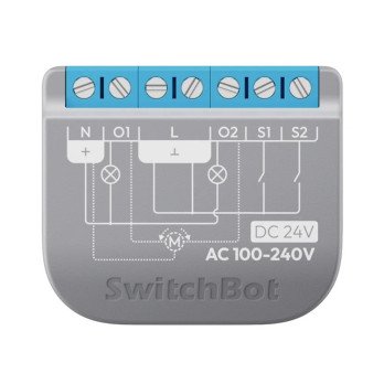 SwitchBot Relay Switch 2PM ismanusis dvieju kanalu jungiklis