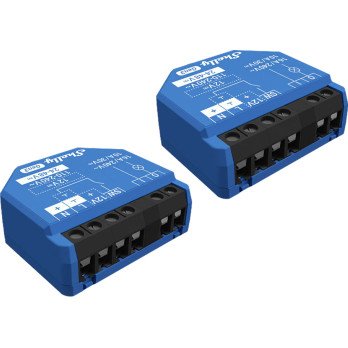 Shelly 1 Gen3 WiFi/Bluetooth komplekts ar 2 kontrolieriem