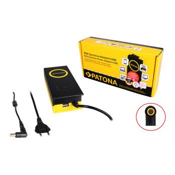 Laadija 20V 7,9x5,5mm+PIN 90W/4,74A+usb valjund