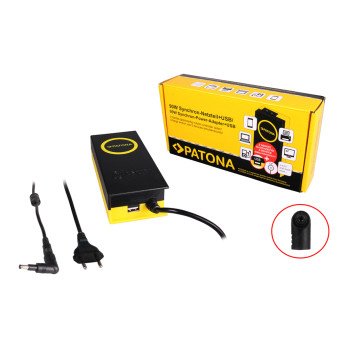 Ladetajs 19,5V 4,8x1,7mm 90W/4,74A+usb izeja