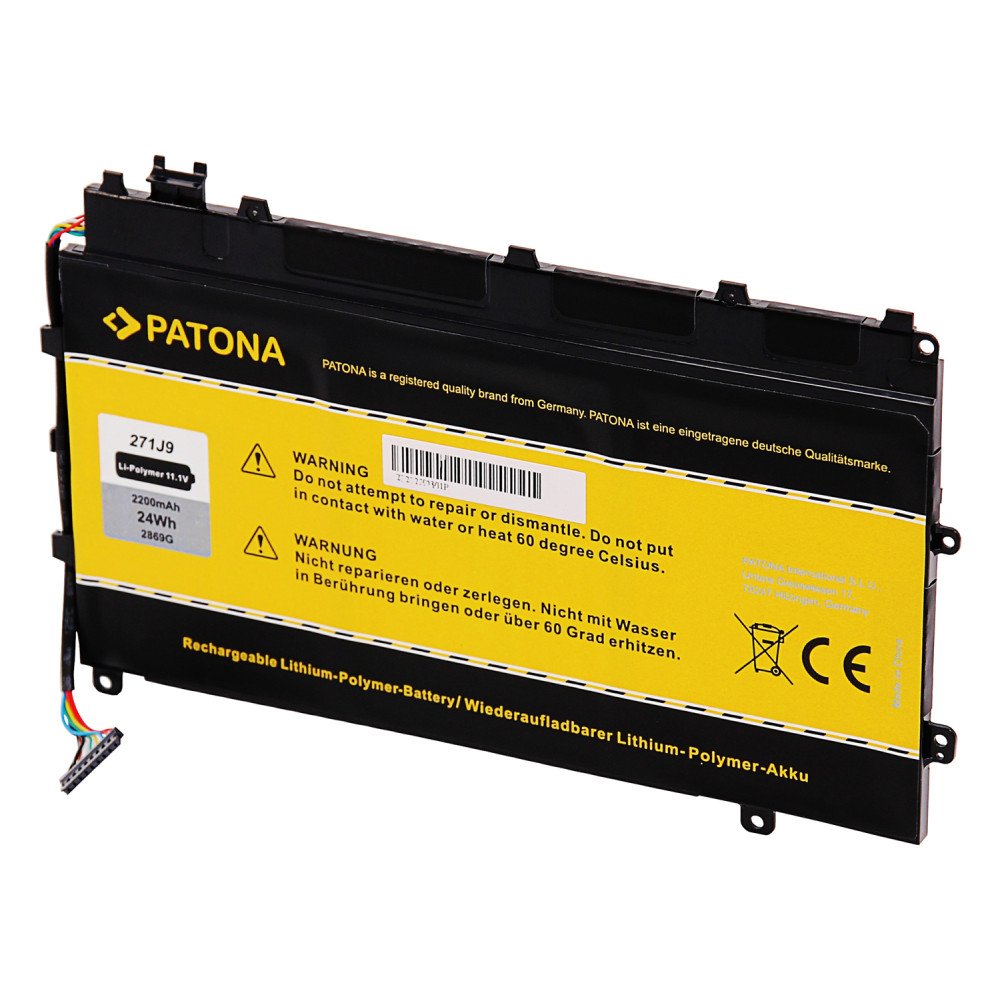Akumulators DELL Latitude 7360/13 7000 2200mAh Li-Pol 11,1V 0GWV47