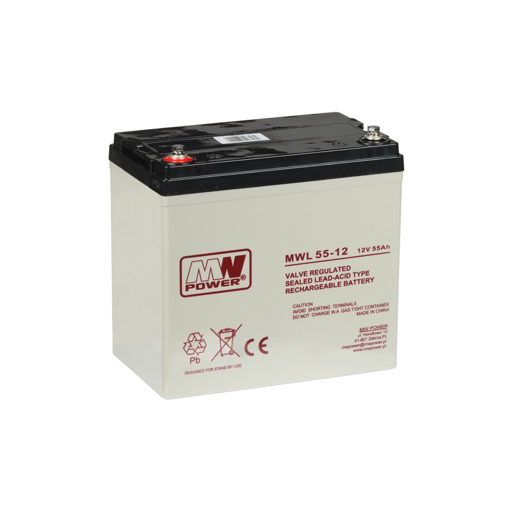 AKU 12V/55AH-MWL MW VOIMSUS