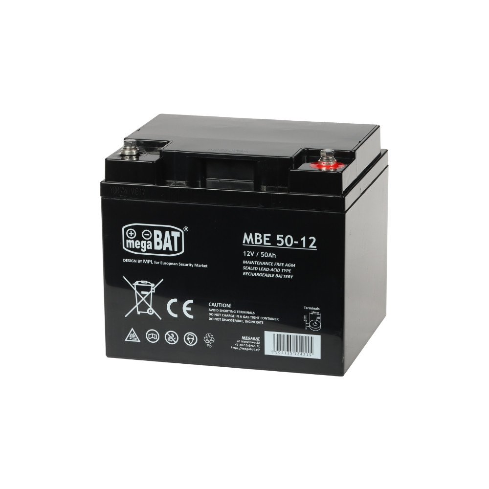 BATTERY 12V/50AH-MB megaBAT