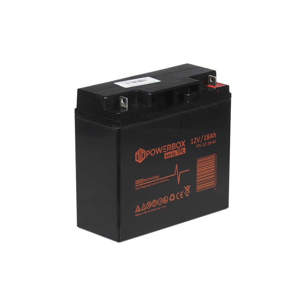 AKU 12V/18AH-TPL/TOITEBOX