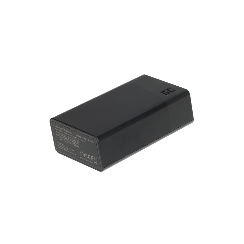 POWERBANK PowerPlay 30 PBGC30B 30000 mAh 22,5 W roheline element