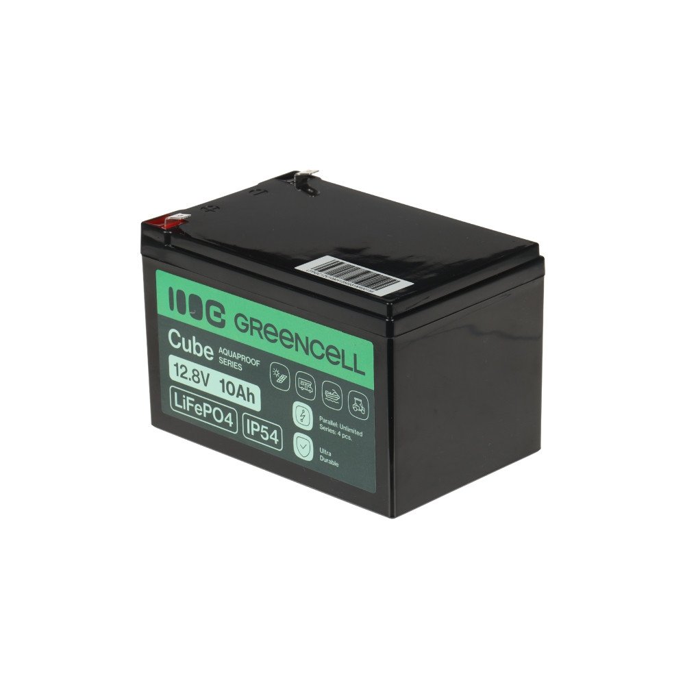 AKUMULIATORIUS 12.8V/10AH/LIFEPO4-GC zalias elementas