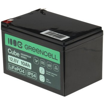 AKUMULIATORIUS 12.8V/10AH/LIFEPO4-GC zalias elementas