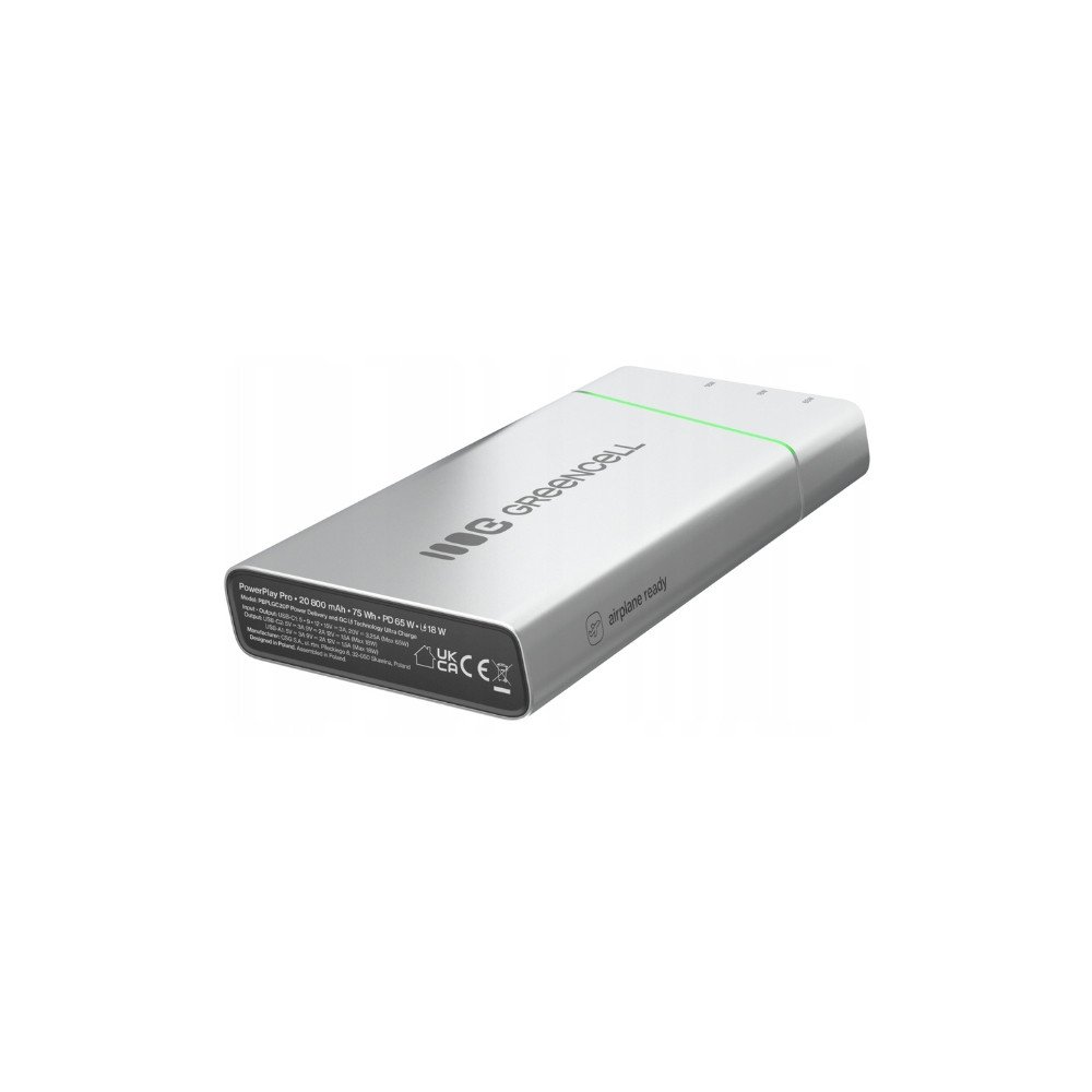 POWERBANK PBPLGC20P 20800 65 Green Cell
