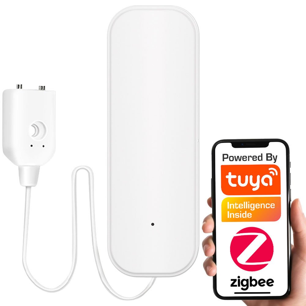 Ismanusis vandens nuotekio jutiklis su zondu AAA ZigBee TUYA