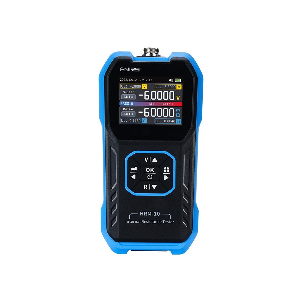 FNIRSI HRM-10 vidinis akumuliatoriaus varzos matuoklis
