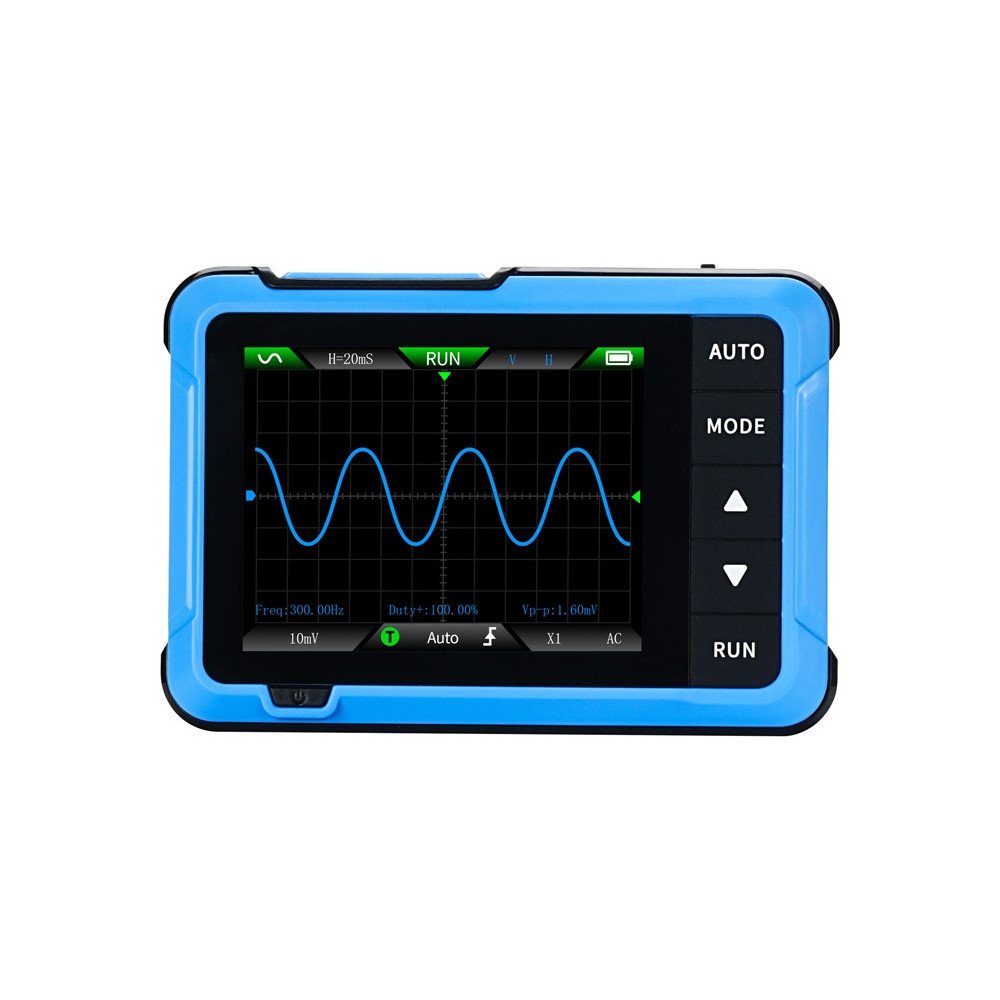 Nesiojamas 2-in-1 mini osciloskopas FNIRSI DSO510 signalu generatorius