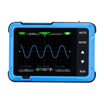 Nesiojamas 2-in-1 mini osciloskopas FNIRSI DSO510 signalu generatorius